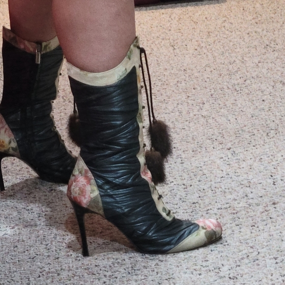 Boots by Sacco with mink tassels size 40 - Picture 11 of 12